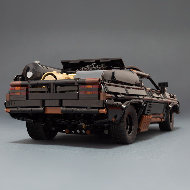 MOC-35846 Black Interceptor with power function building blocks series bricks set