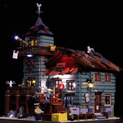 LEGO 21310 Led Light Old Fishing Store Brick kits