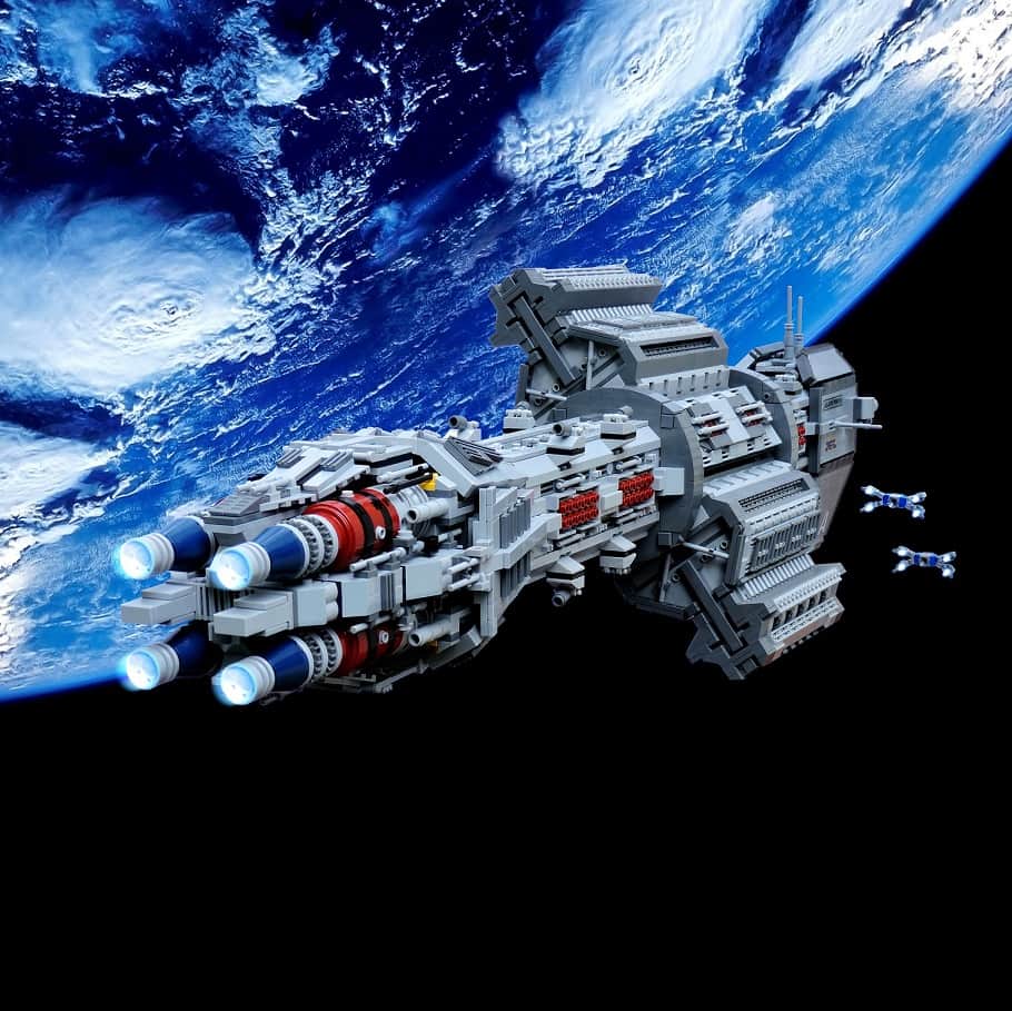 MOC 12902 EAS Agamemnon Spaceship from Babylon 5