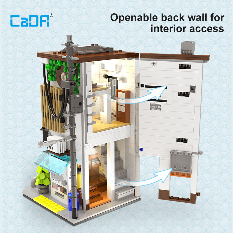 CaDA Buildings Japanese Storefront Series Steamed Bun Shop C66006W
