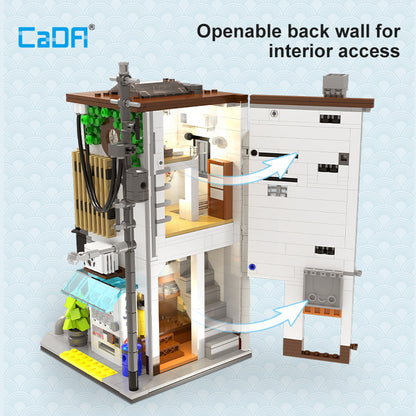 CaDA Buildings Japanese Storefront Series Steamed Bun Shop C66006W