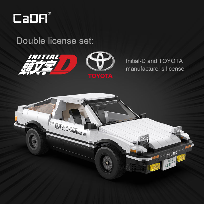 CaDA Initial D 1:12 Toyota Trueno AE86 C61024W