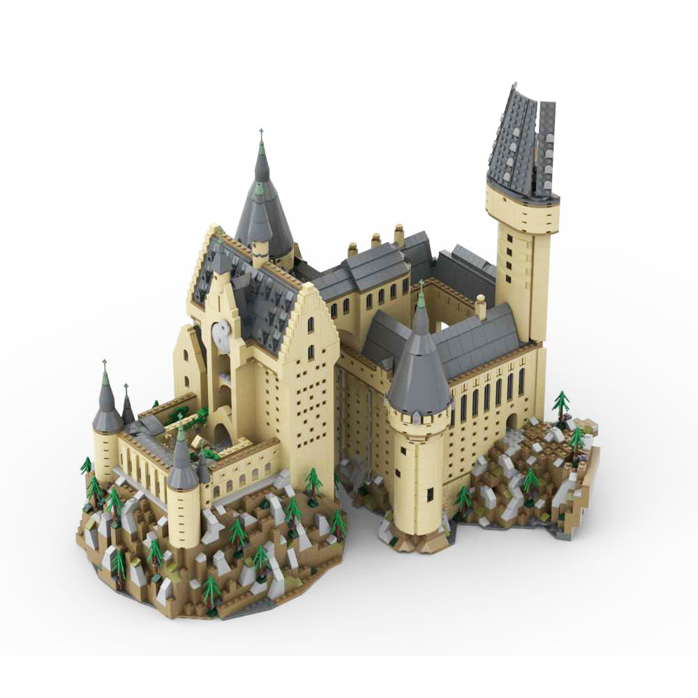 MOC-30884 Hogwart's Castle (71043) Epic Extension Part A building blocks kit with compatible bricks