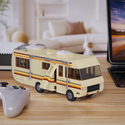 Breaking Bad Mobile Lab / RV Model with Interior and Paper Instruction MOC Building Toys Set
