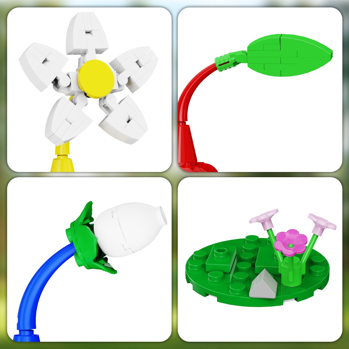 MOC Pikmin 3 in 1 game figure