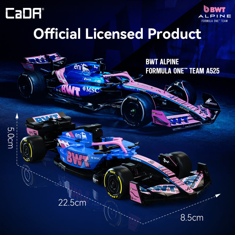 CaDA 1:24 BWT ALPINE FORMULA ONE A525 C55024W