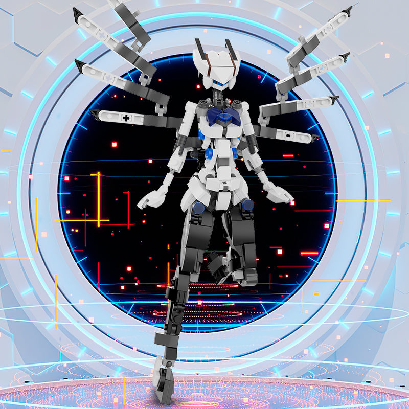 MOC Mobile Suit Girl Robot set