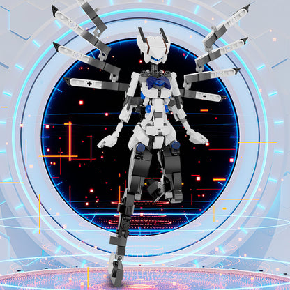 MOC Mobile Suit Girl Robot set