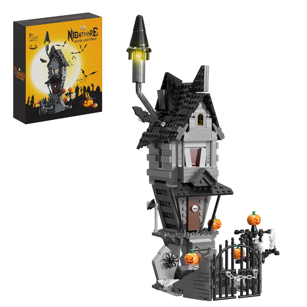 MOC-18780 Jack Skellington's House - Nightmare Before Christmas