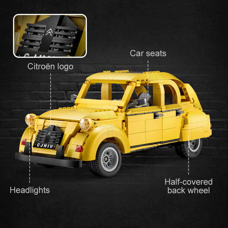 CaDA bricks 1:12 Citroen 2CV | C61026W