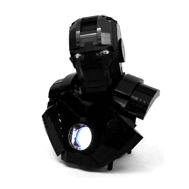 MOC Iron Man Bust 1:2 by ZetoVince Black