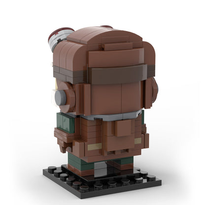 MOC-35498 The Mandalorian - Kuiil Brickheadz