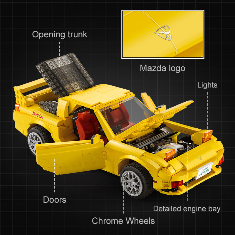 CaDA Initial D 1:12 Mazda RX-7 FD3S C61023W