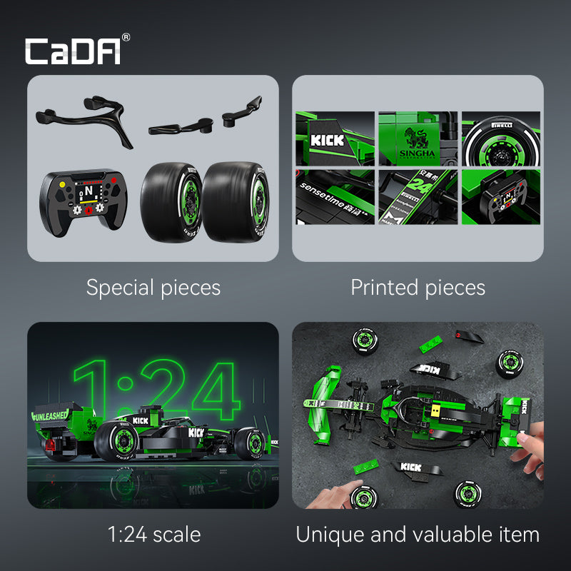CaDA 1:24 KICK Sauber F1 Team C44 C55032W