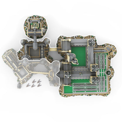 MOC-30884 Harry Potter Hogwart's Castle (71043) Epic Extension Part A and Part B