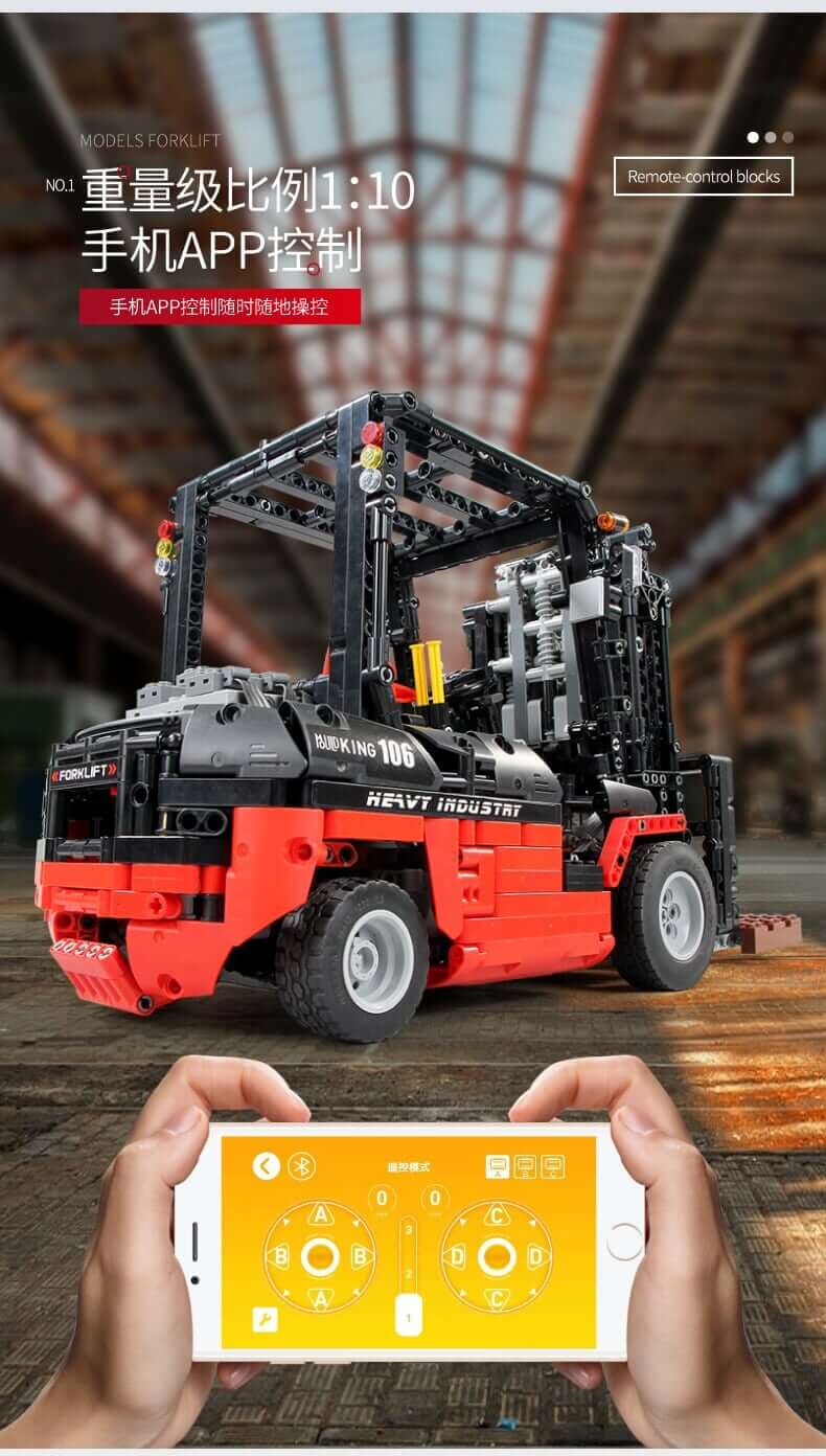 MOULDKING 13106 MOC 3681 Forklift Truck Mk II RC