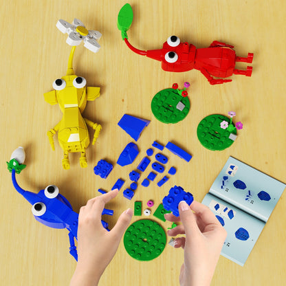 MOC Pikmin 3 in 1 game figure