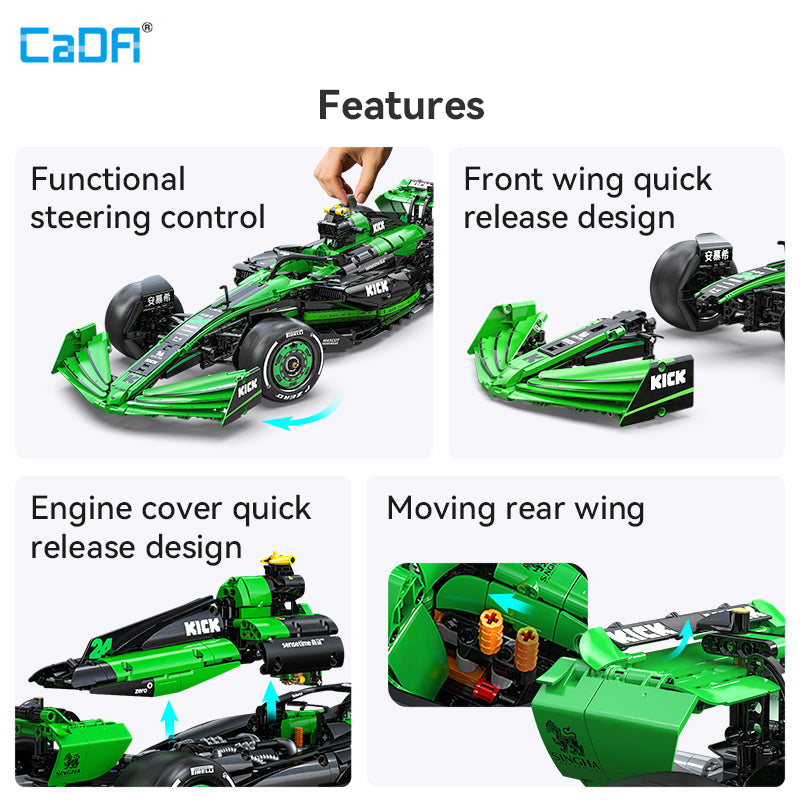 Cada 1:8 KICK Sauber F1  Team C44  2553PCS C64010W