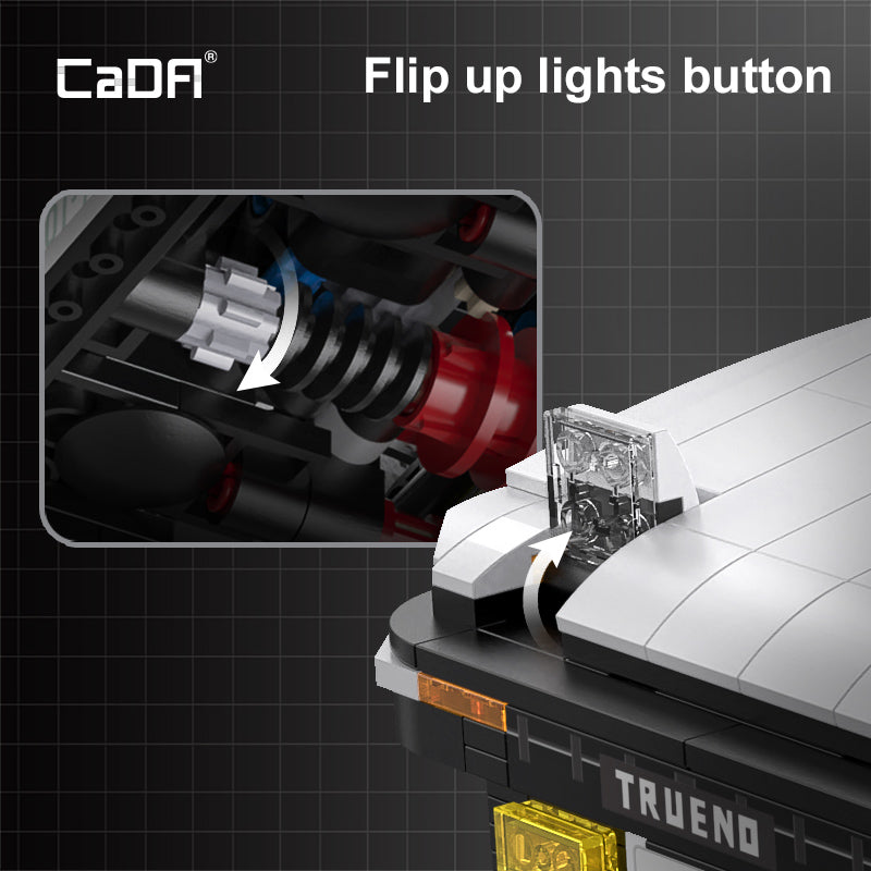 CaDA Initial D 1:12 Toyota Trueno AE86 C61024W