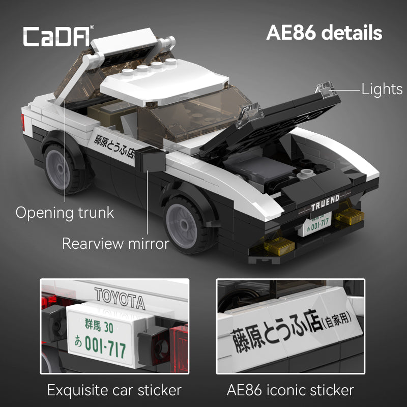CaDA Initial D 1:24 Series C55012W-C55014W