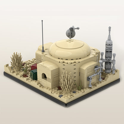 MOC-50144 SW Owen Lars' Home on Tatooine building blocks series bricks set