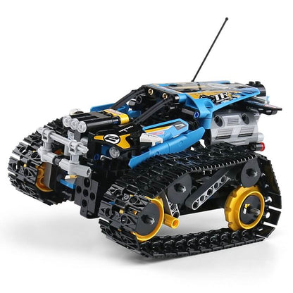 MOULDKING 13032 Mini Tank RC Track Stunt Car Blue