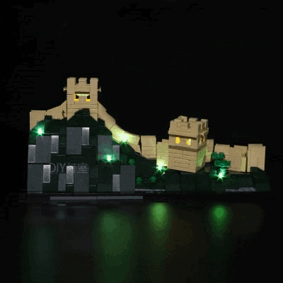LEGO 21041 Led Light Great Wall of China Brick kits