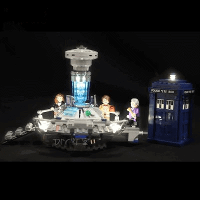 LEGO 21304 Led Light Dr Who Time-travel Brick kits