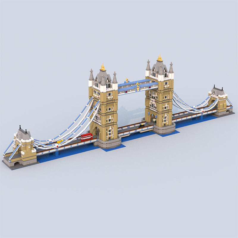 MOC-12269 Building  MOC London Tower Bridge Extension building blocks series bricks set
