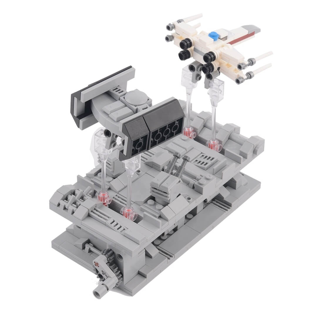 MOC-38337 Trench Run Pursuit Star Wars movie by JKBrickworks