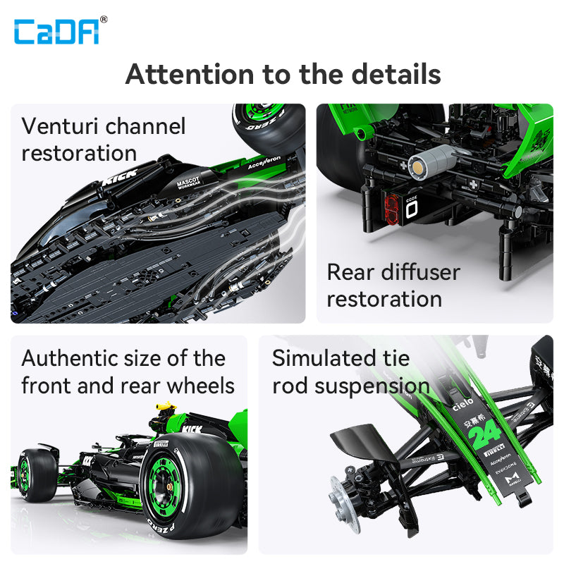 Cada 1:8 KICK Sauber F1  Team C44  2553PCS C64010W