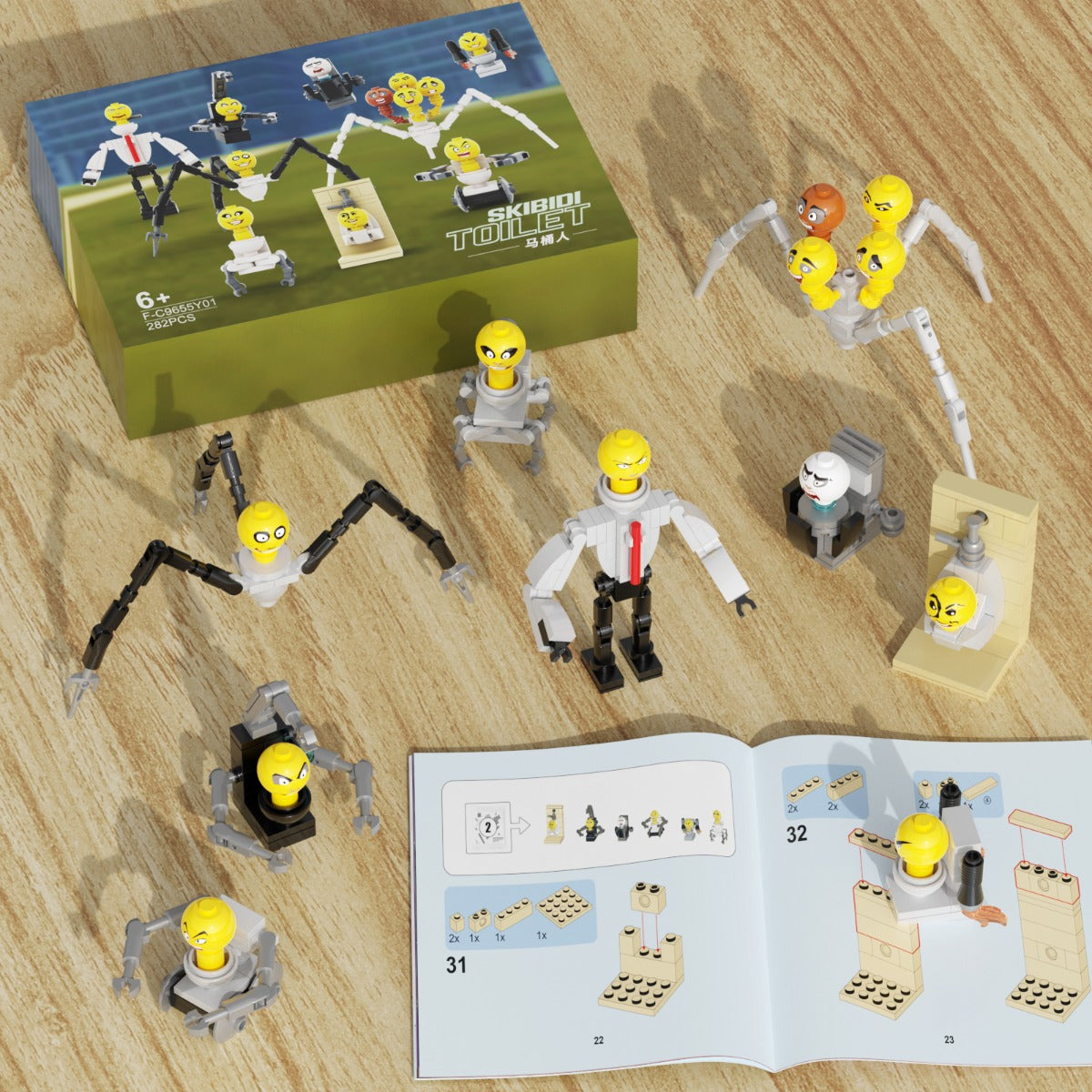 MOC Skibidi Toilet Battle Pack