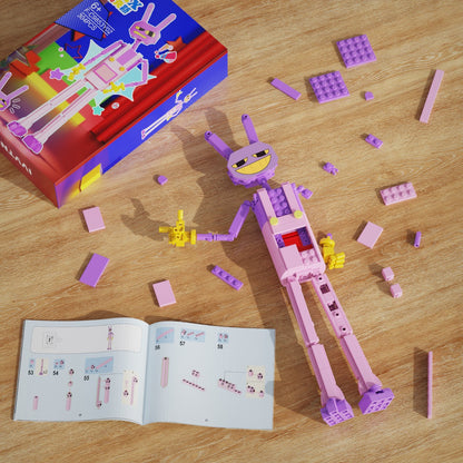 MOC The Amazing Digital Circus Jax 304 pieces