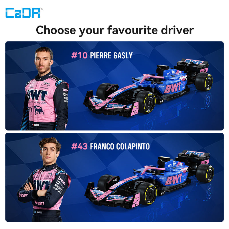 CaDA 1:24 BWT ALPINE FORMULA ONE A525 C55024W