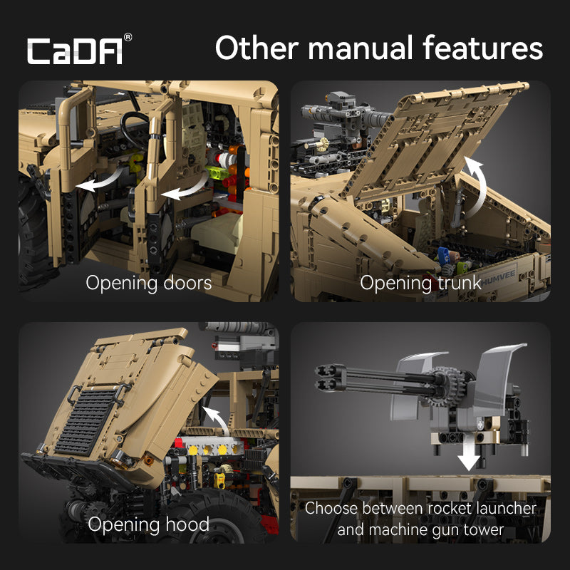 Cada 1:8 HUMVEE Vehicle C61036W