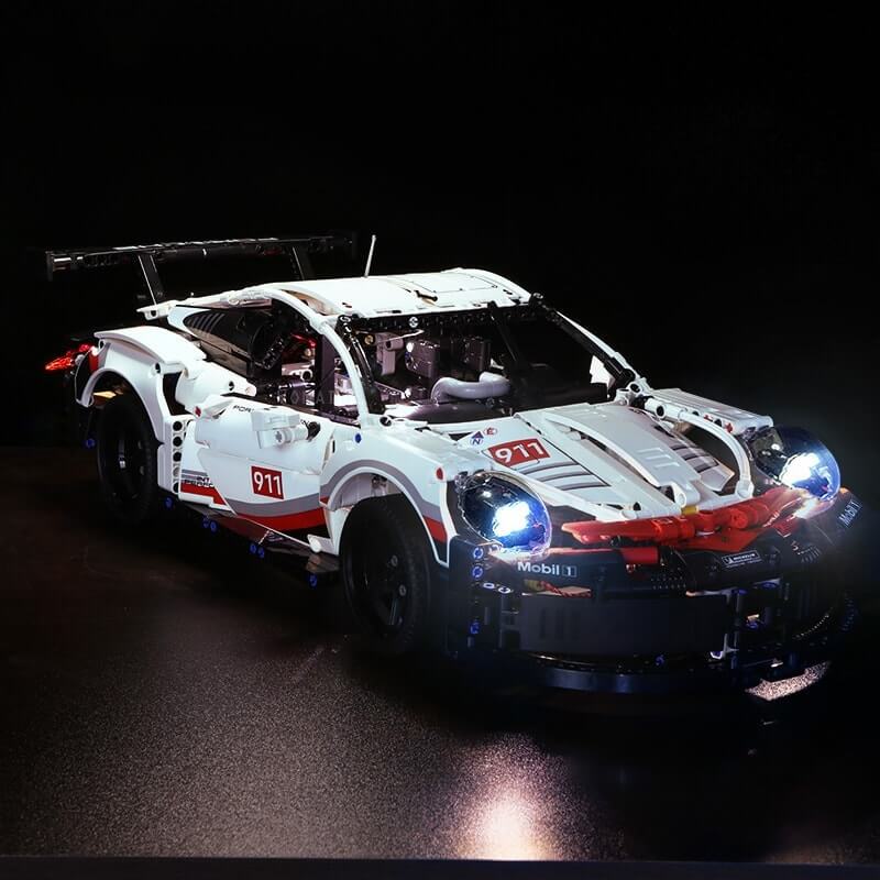 LEGO 42096 Led Light Racing Car Bricks kit