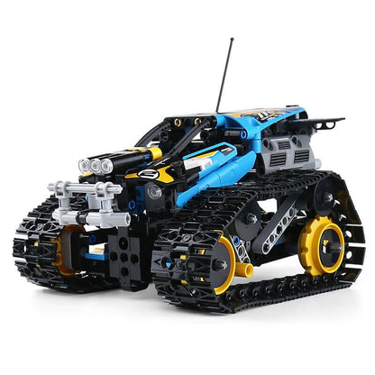 MOULDKING 13032 Mini Tank RC Track Stunt Car Blue