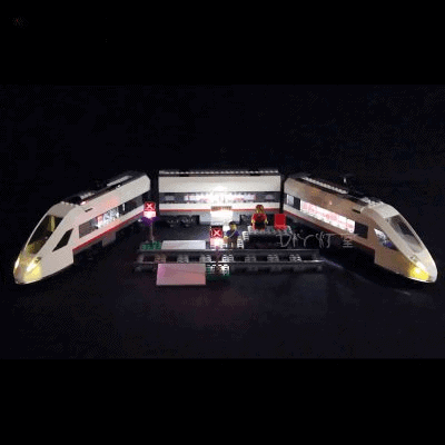 LEGO 60051 Led Light High-speed Passenger Train Brick kits