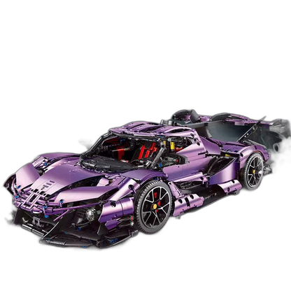 Super 18K K157 Technic Purple Gumpert Apollo IE Car