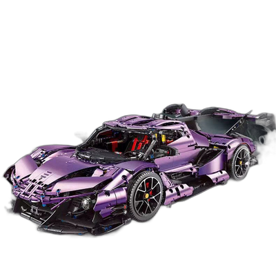 (Pre-sale Available on 20th Oct.)Super 18K K157 Technic Purple Gumpert Apollo IE Car 1:8 Building Blocks 3668pcs Bricks Toys From Europe 3-7 Delivery.