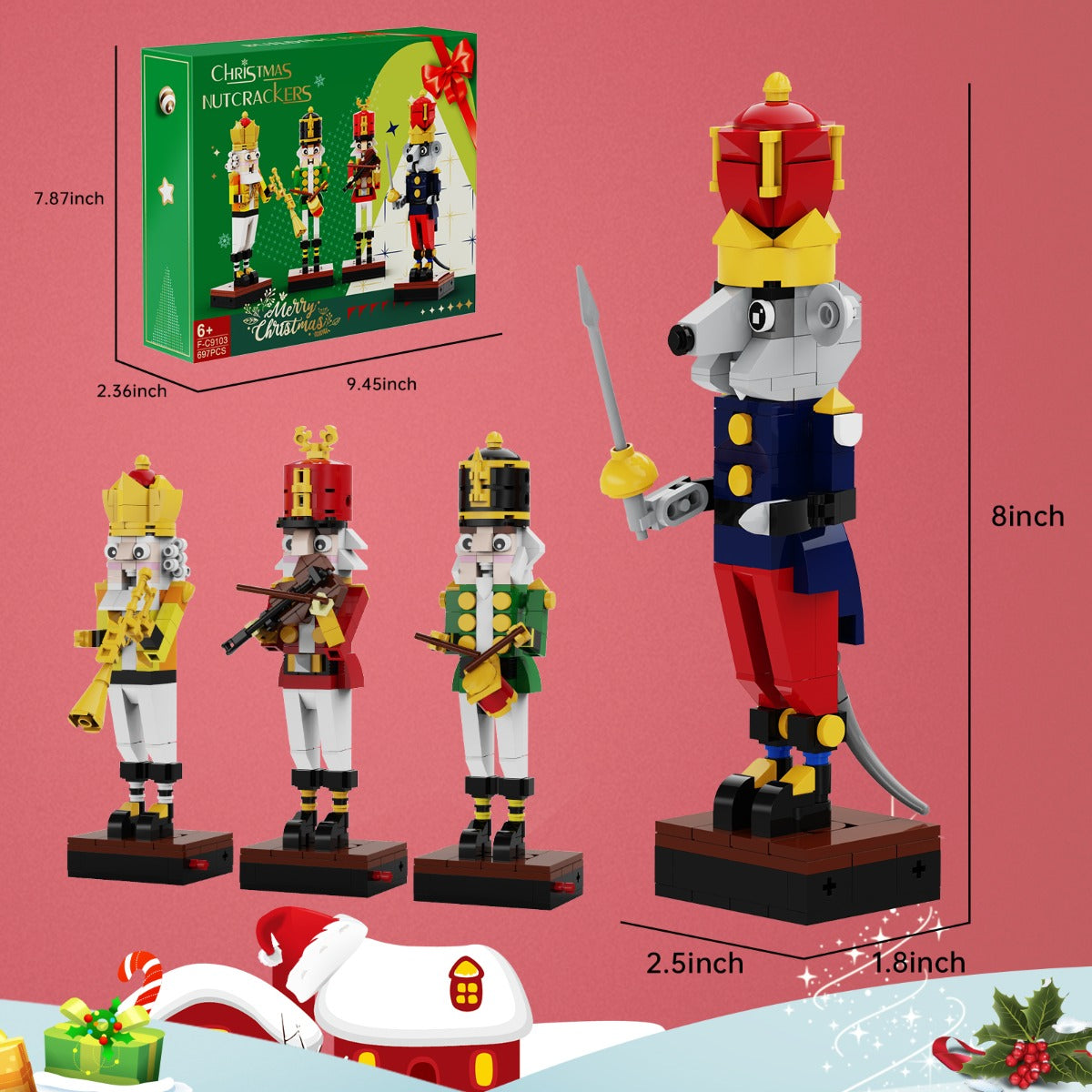 MOC The Nutcracker and the Mouse King bundle including gift box and physical manual