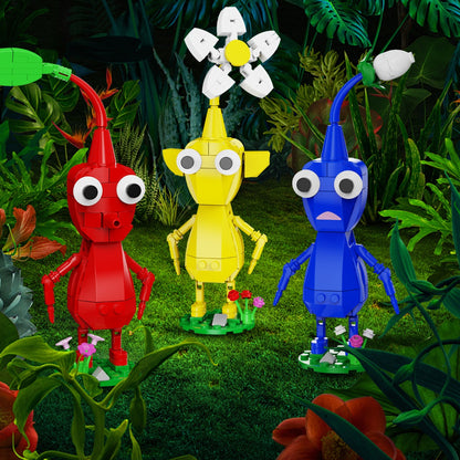 MOC Pikmin 3 in 1 game figure