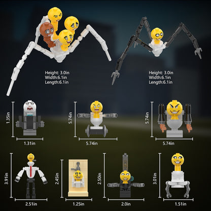 MOC Skibidi Toilet Battle Pack