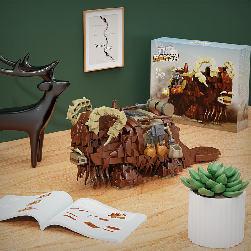 MOC Bantha - Tusken Raider Transport