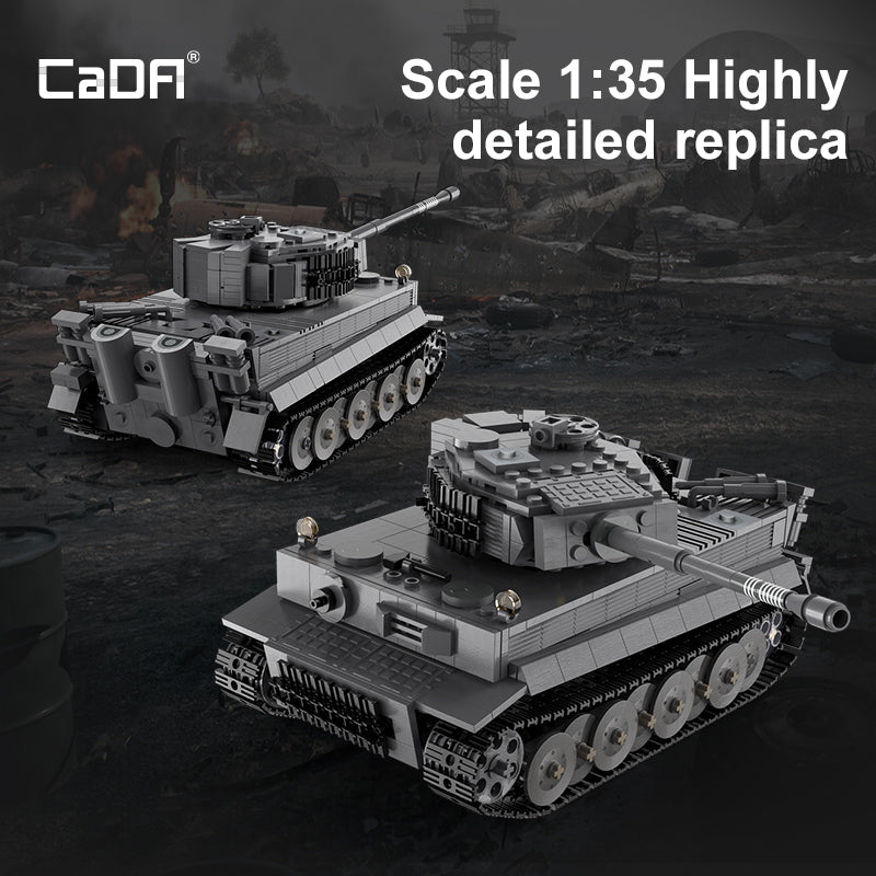 CaDA Master WW II German Tiger Tank C61071W