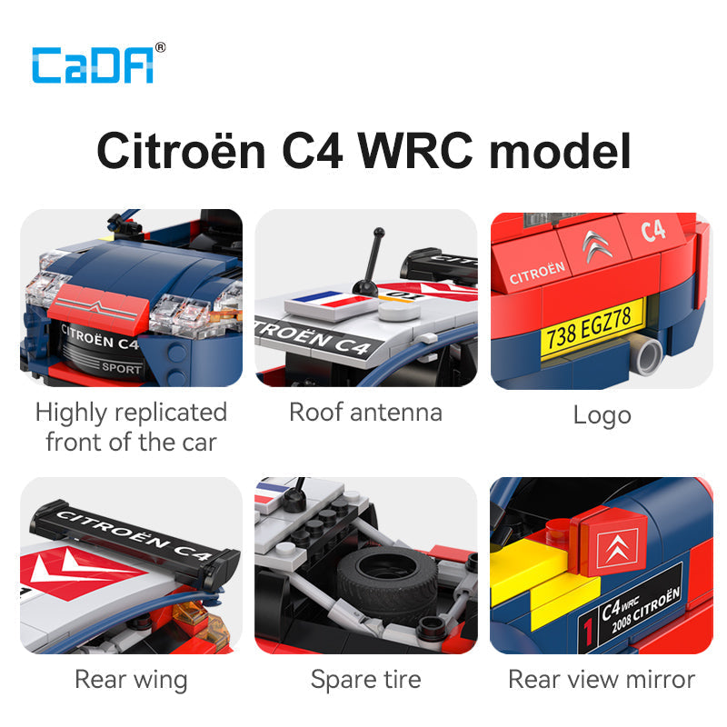 CaDA 1:20  Citroen C4 WRC Really Car C51078W
