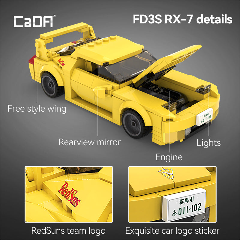 CaDA Initial D 1:24 Series C55012W-C55014W