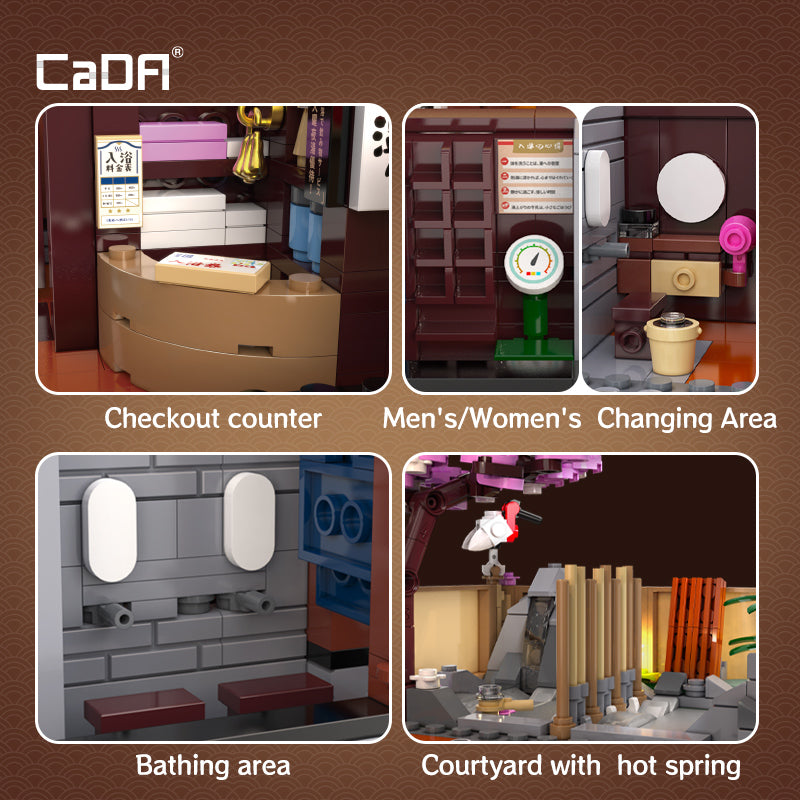 CaDA Buildings Japanese Sento C66012W