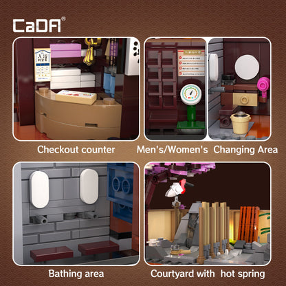 CaDA Buildings Japanese Sento C66012W