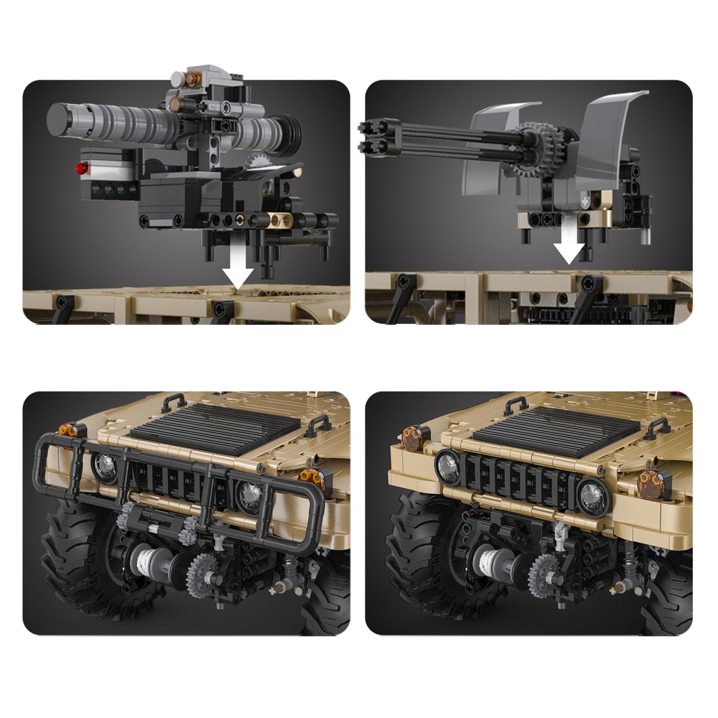 Cada 1:8 HUMVEE Vehicle C61036W